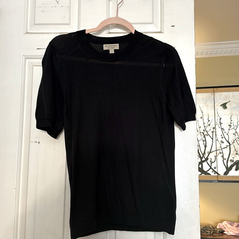 Burberry cashmere silk and nylon casual top